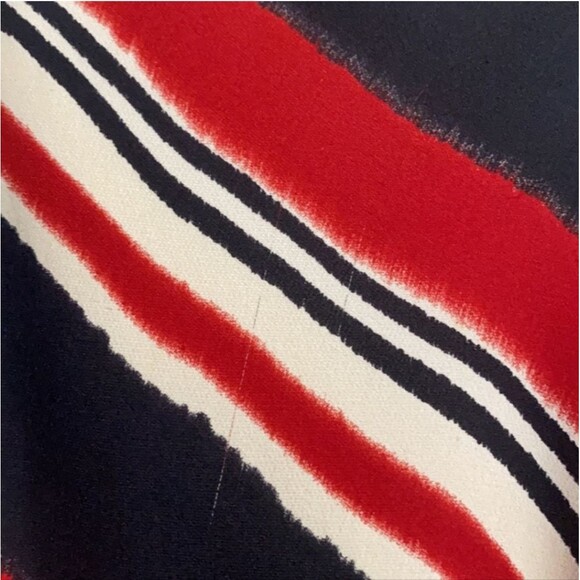 Lafayette 148 New York 100% Silk Black Red Tan Long Flowy Skirt Women Size 4 - Picture 5 of 15